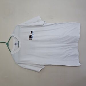 Men's white Behr t-shirt